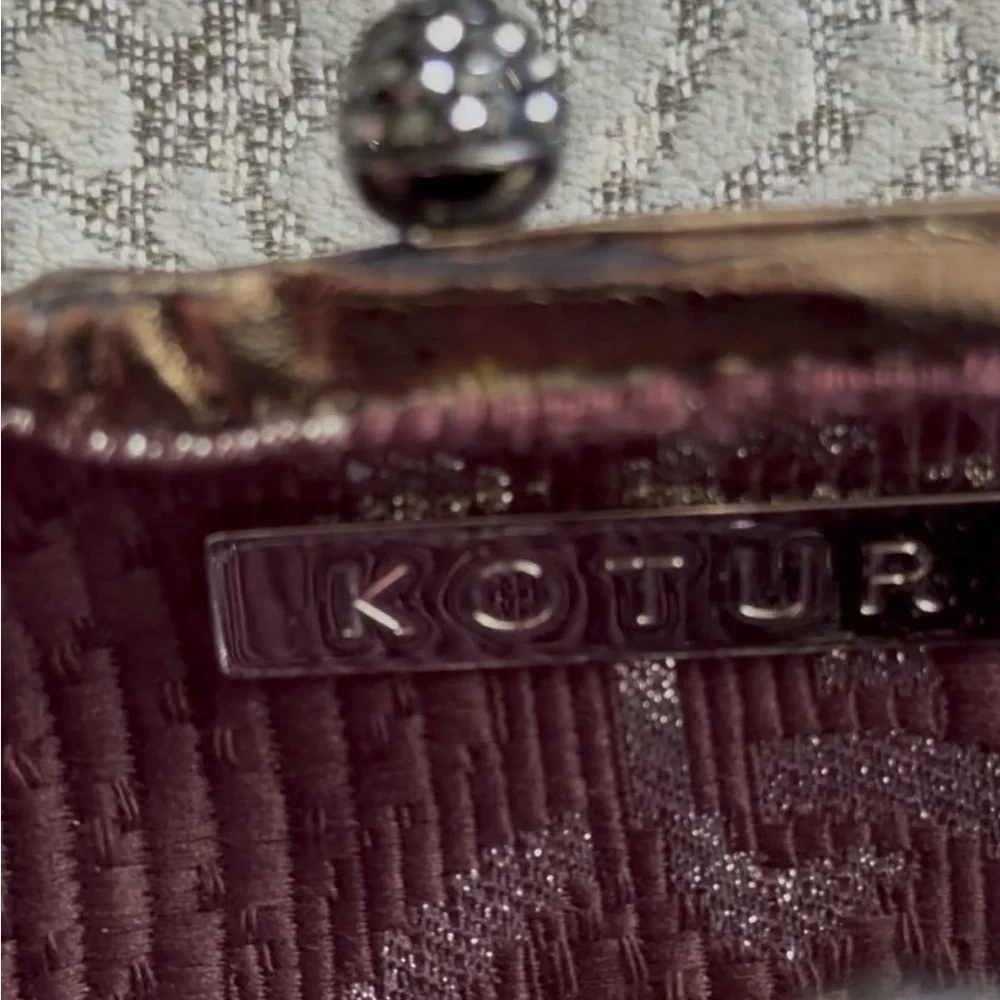 Kotur D'abo Metallic Gold Python Minaudière Clutch